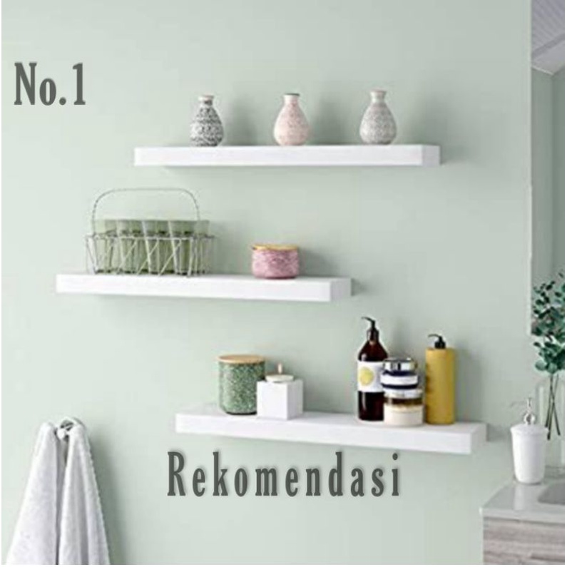 Rak Ambalan Dinding Rak Melayang  Tempel Dapur Ambalan Kamar Serbaguna , Rak Ambalan Kayu Tempel Din