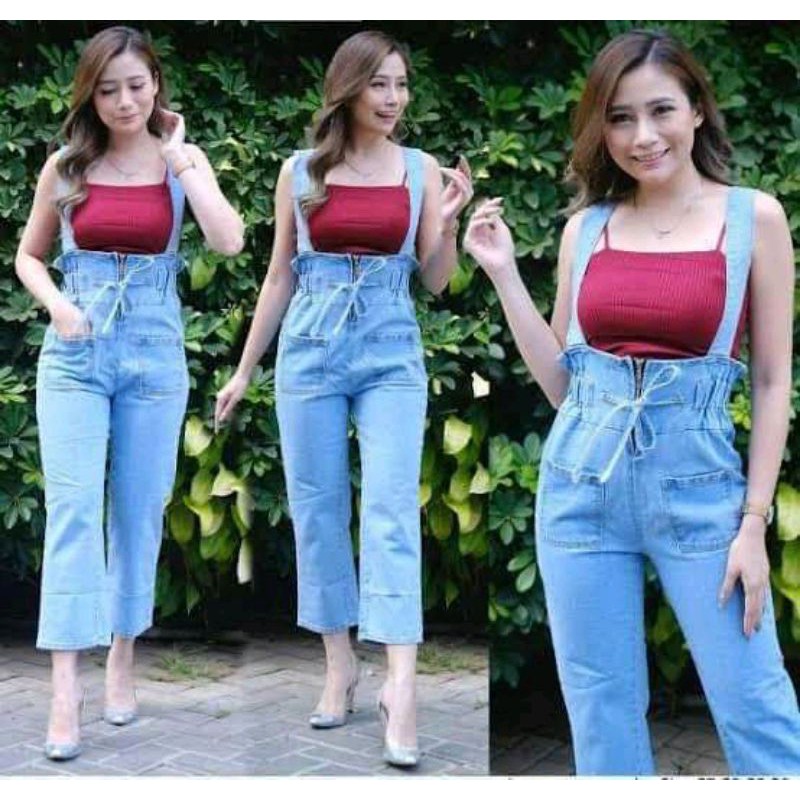 BF OVERALL BRESHKA//CELANA JUMPSUIT JEANS//CELANA JUMPSUIT