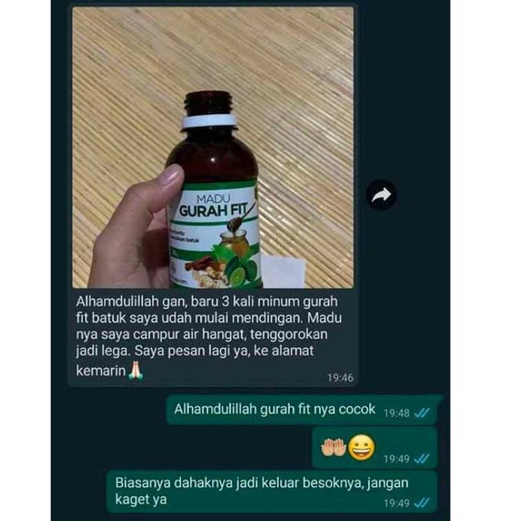 

GOGO Beli / DnZ [BISA COD] MADU GURAH FIT ORIGINAL Untuk Batuk ,Bronkitis, Sinusitis, Radang Tenggorokan, Asma | Gurahfit ASLI /Ada@Promo