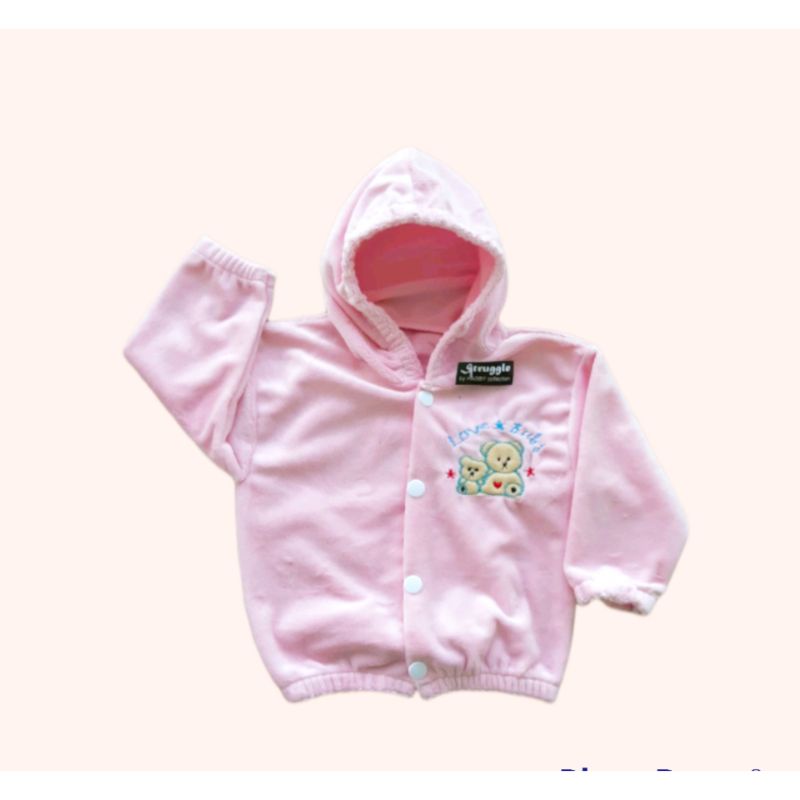 jaket bayi halus nyaman dan aman/jaket bayi