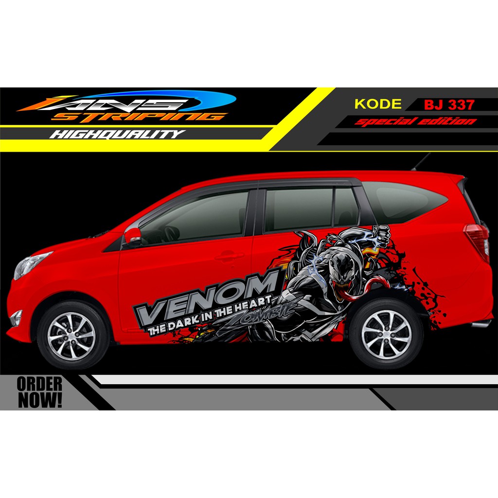 STIKER MOBIL SIGRA, CALYA , AVANZA / DECAL STICKER MOBIL / STIKER MOBIL