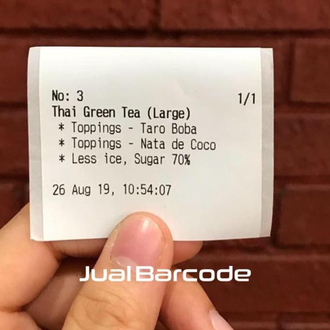 

Ready Stock] Label Sticker Thermal 80 X 10 Meter - Cashier Printer Epson Tm-T82