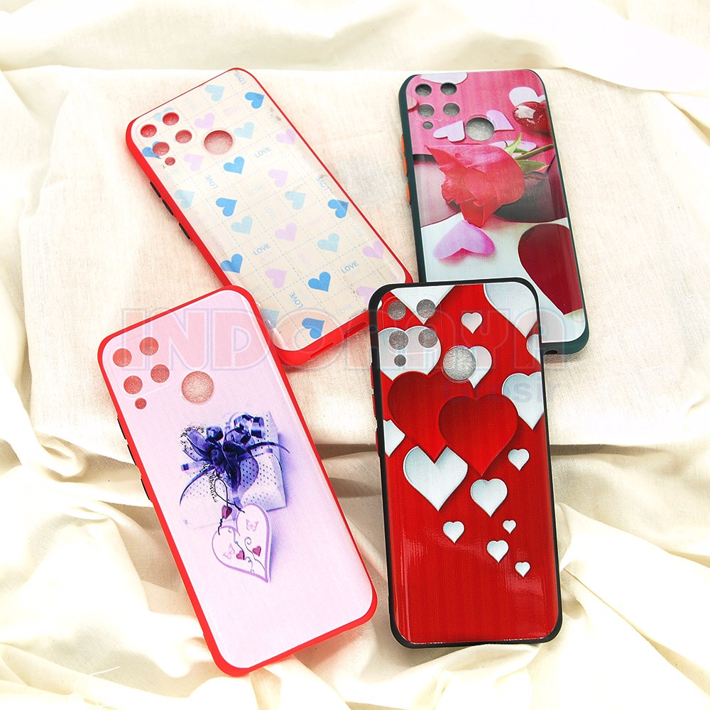 SOFTCASE REALME C11 C15 C2 C3 SOFTCASE PLUS GANTUNGAN CASE MOTIF GANTUNGAN RONDOM