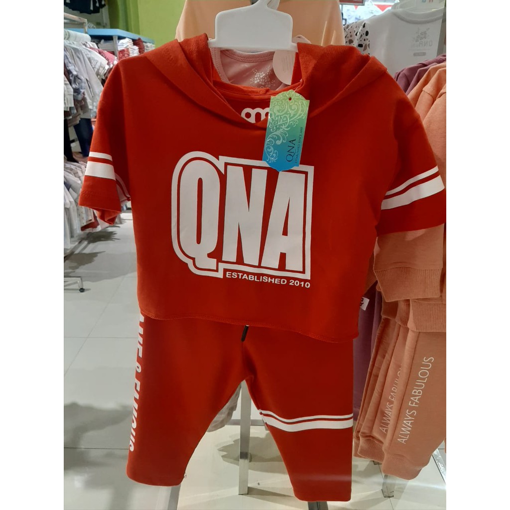 Qna Baju Setelan Anak Usia 1-4 Tahun One set Original