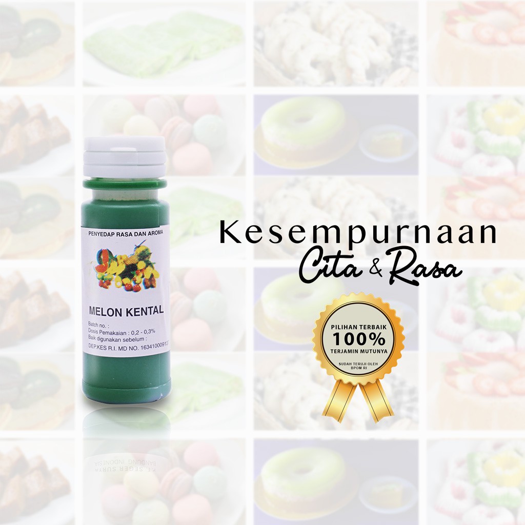 

Seger & Co Melon Essence Pasta Perisa Makanan 25ml | Bahan Tambahan Pangan Makanan & Minuman Halal Food Grade