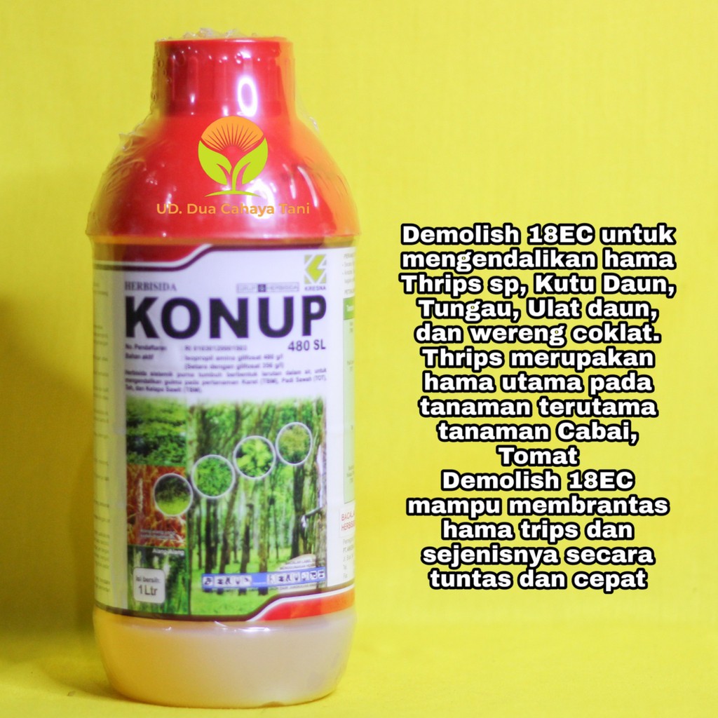 Herbisida KONUP 480 SL 1 Liter racun pembunuh gulma rumput