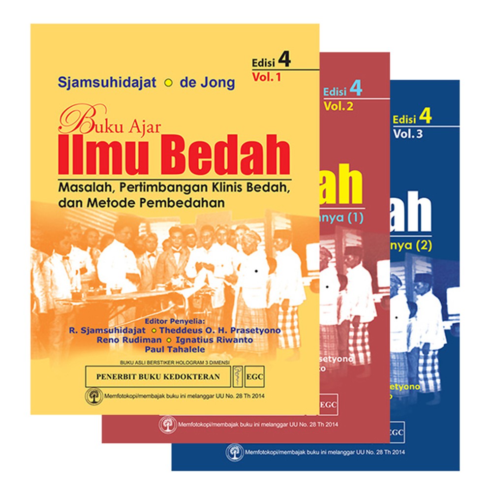 Original Buku Ajar Ilmu Bedah, Ed. 4 (SET) CBSBY