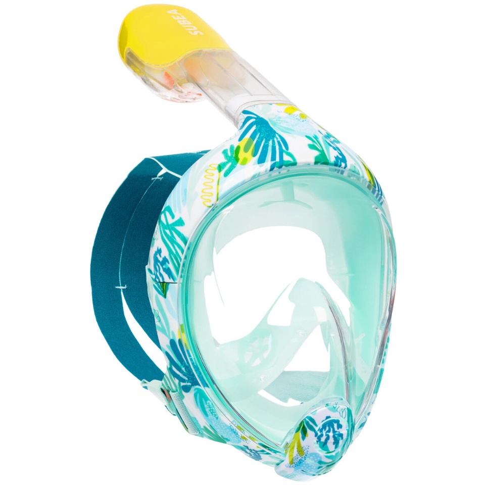 SUBEA Masker Wajah Snorkelling Anak Easybreath untuk 6-10 Tahun