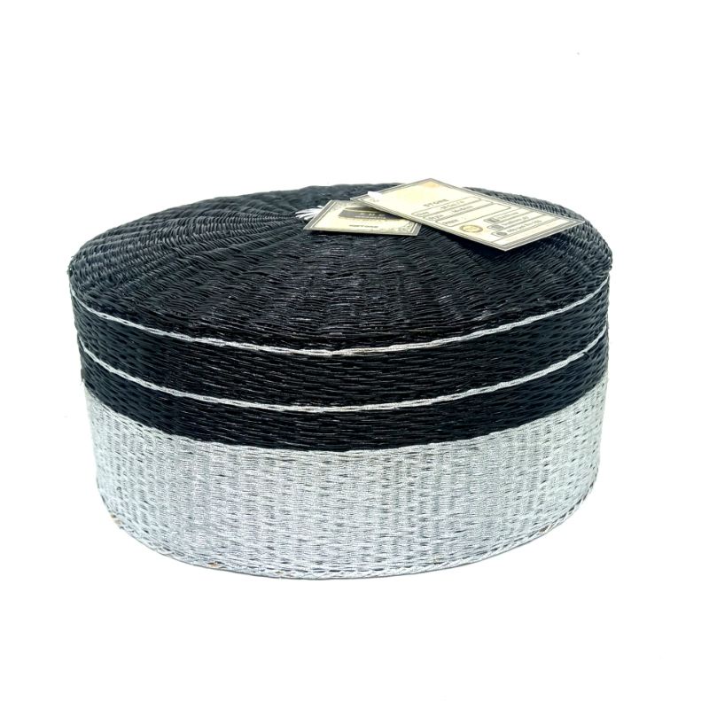 Songkok Recca / Songko To Bone / Songko Bugis / Peci Hitam Silver / Songko Hitam Silver / Kopiah / P