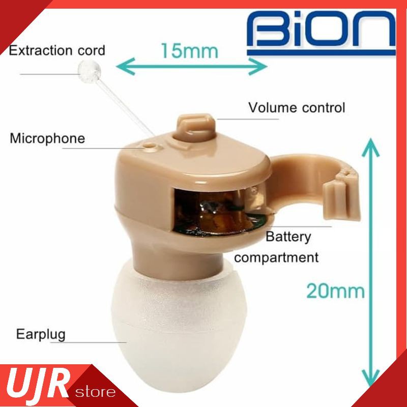 Jual Alat Bantu Dengar Bion Telinga Orang Tua Pendengaran Suara Jelas Hearing Aid Invisible L