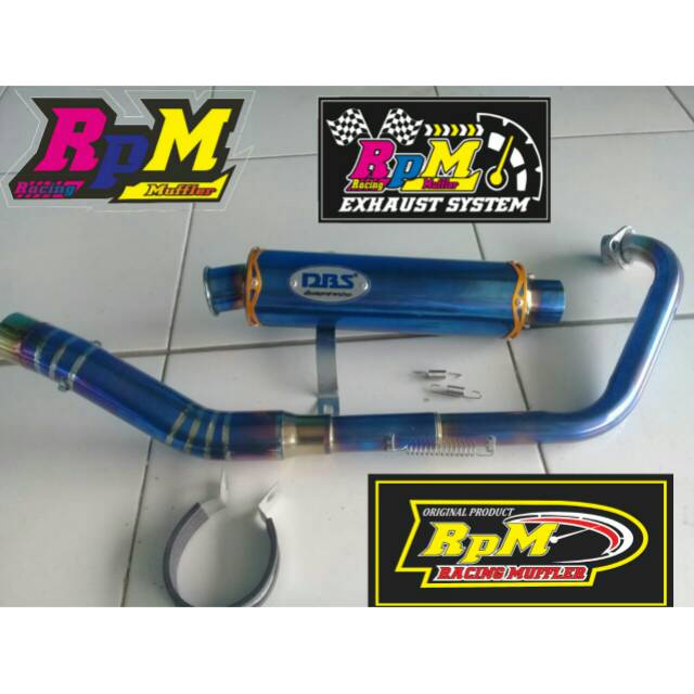 Knalpot DBS Bluemoon Vixion - Satria Fu - CB150R - CBR150R - MX KING