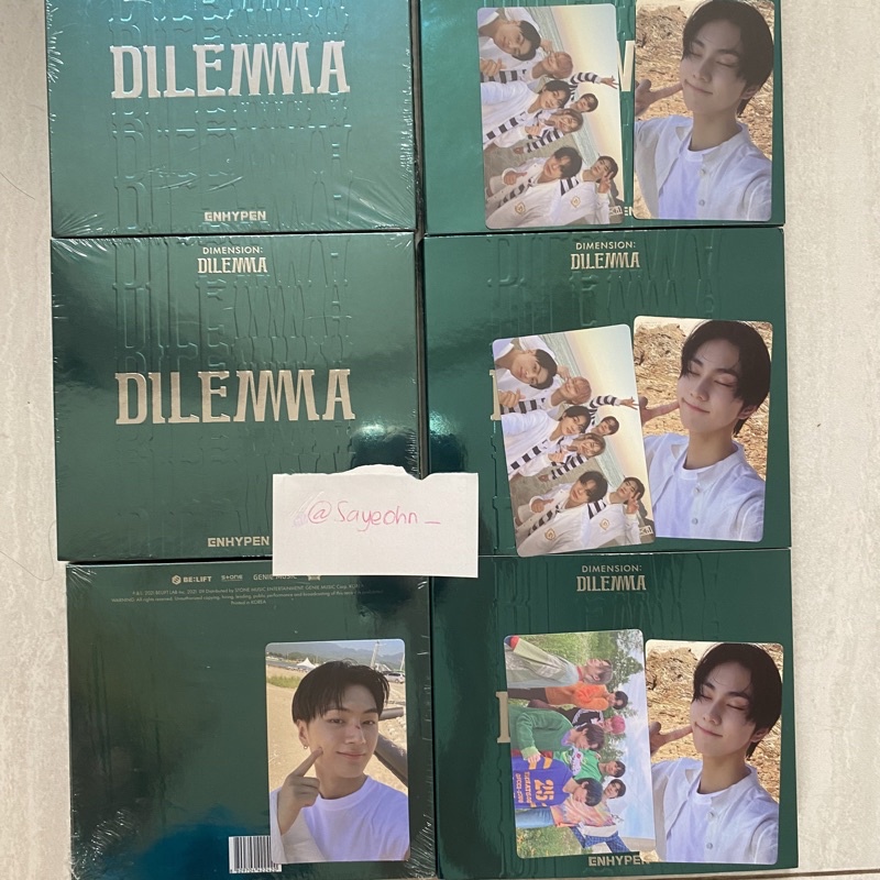[READY STOCK] DIMMESNION : DILEMMA ESSENTIAL Ver. ALBUM ENHYPEN// ESS ody chary scylla odysseusJUNGW