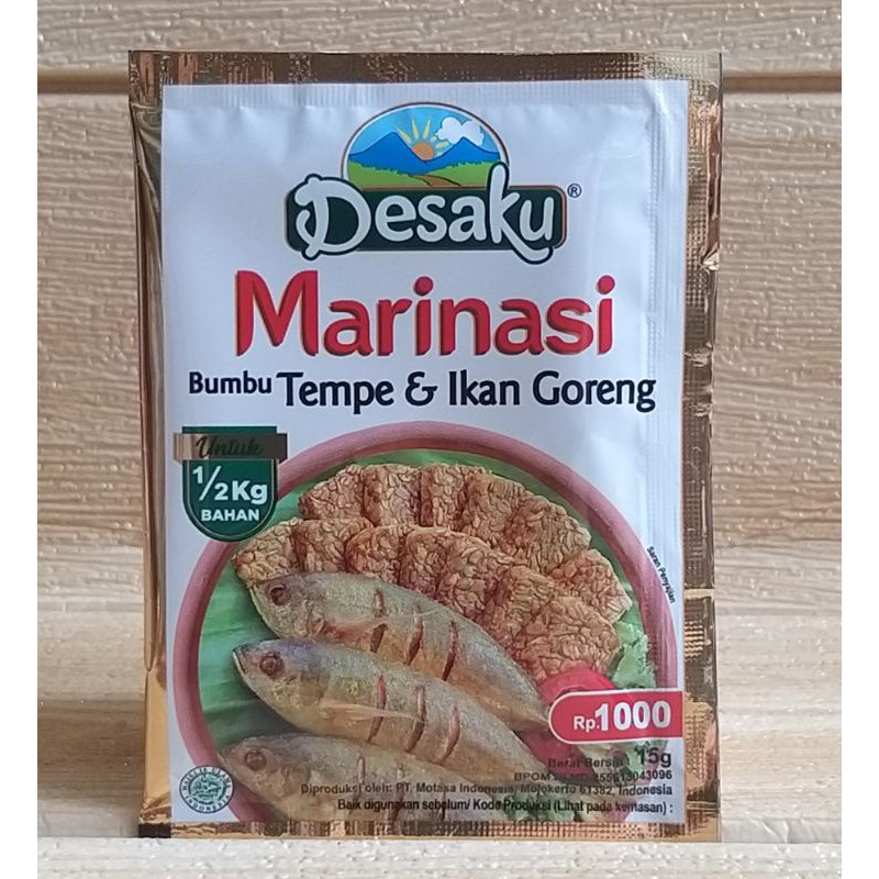 ✔MURAH Desaku Marinasi Bumbu Tempe &amp; Ikan Goreng 15gr