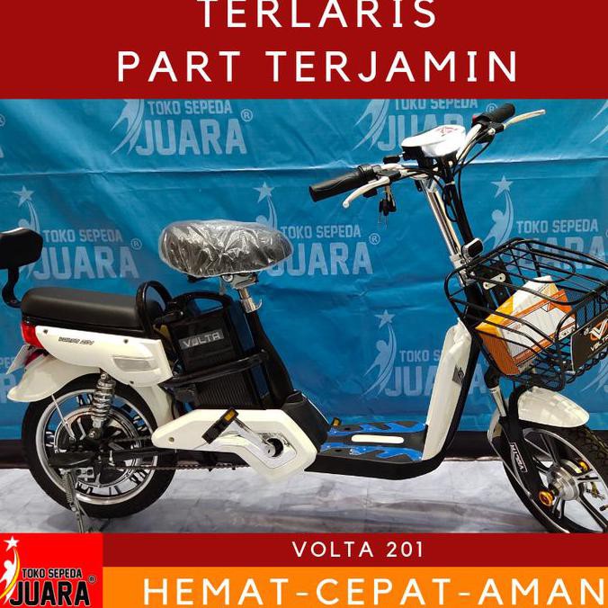 Sepeda Listrik Volta 201 Terlaris Part Terjamin Ada