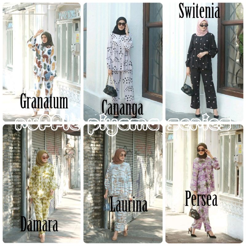 Daster, Basic & Ruffle Piyama by dear.kinara