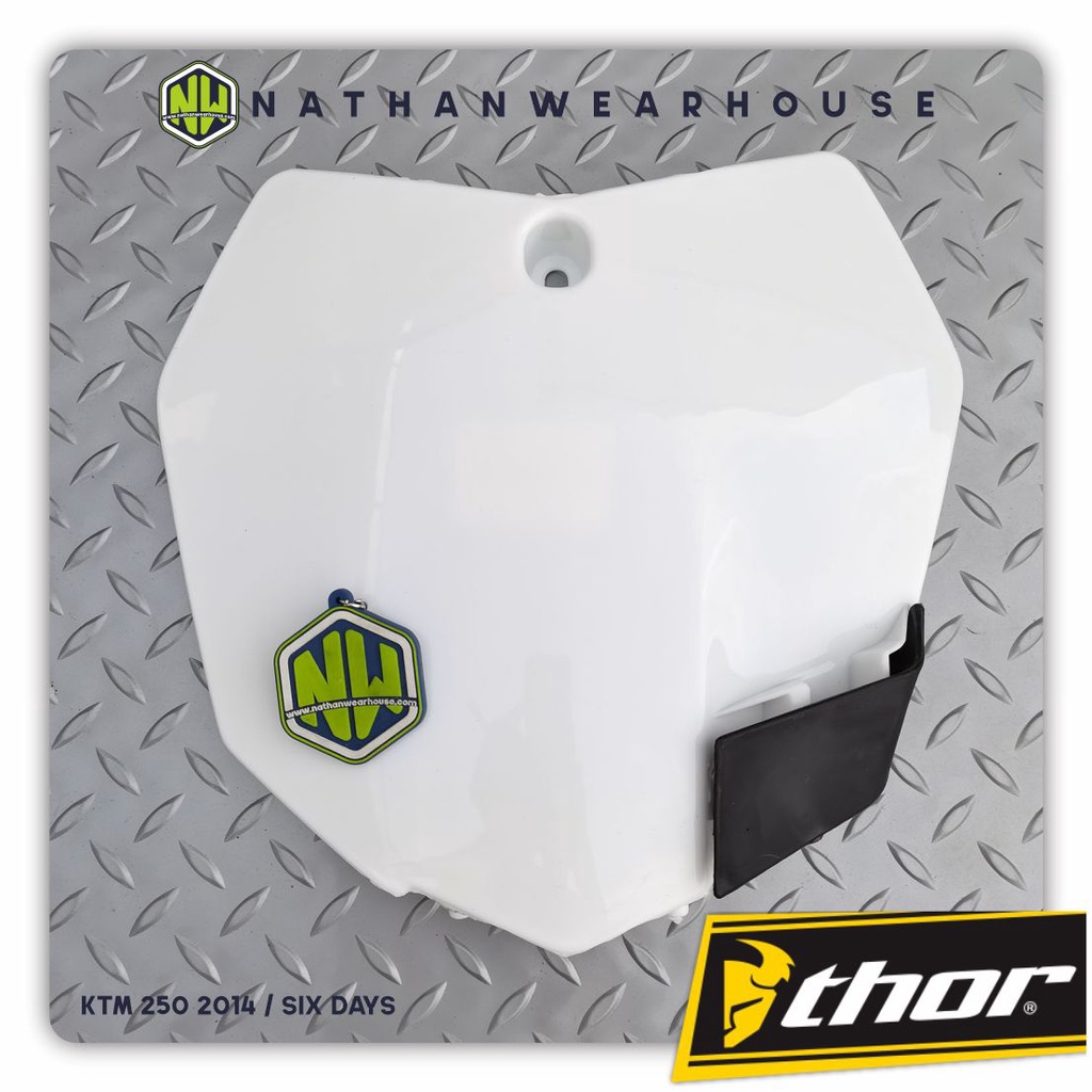 Cover Plat Tempat Papan Nomor Nomer Depan KTM 250 2014 SIXDAY SIX DAY THOR