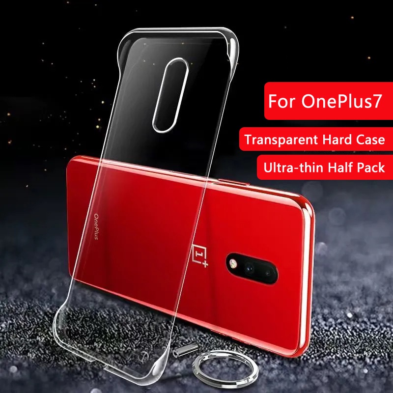 Casing Hard Case PC Transparan Tanpa Frame Shockproof Untuk OnePlus 7 8 9 10 7T 8T 9R 9RT 7 8 9 10 Pro 7T Pro