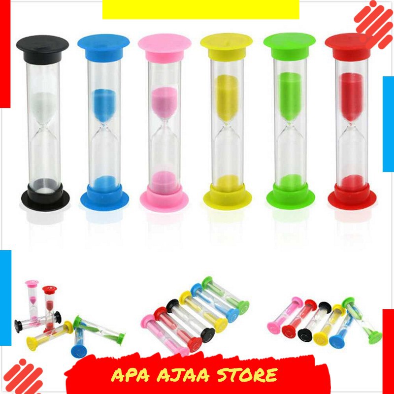 Terlariss !! Jam Pasir Colorful 6 PCS - A35