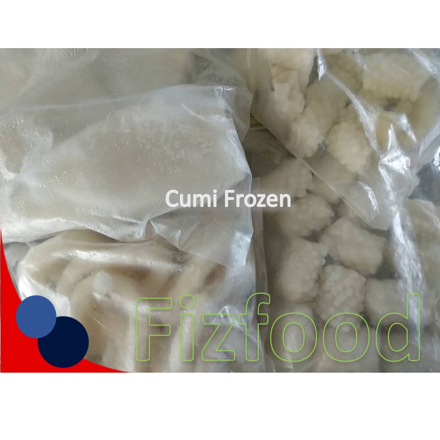 Cumi Beku Import kemasan Tube 1kg, Ring/Flower 0,5kg