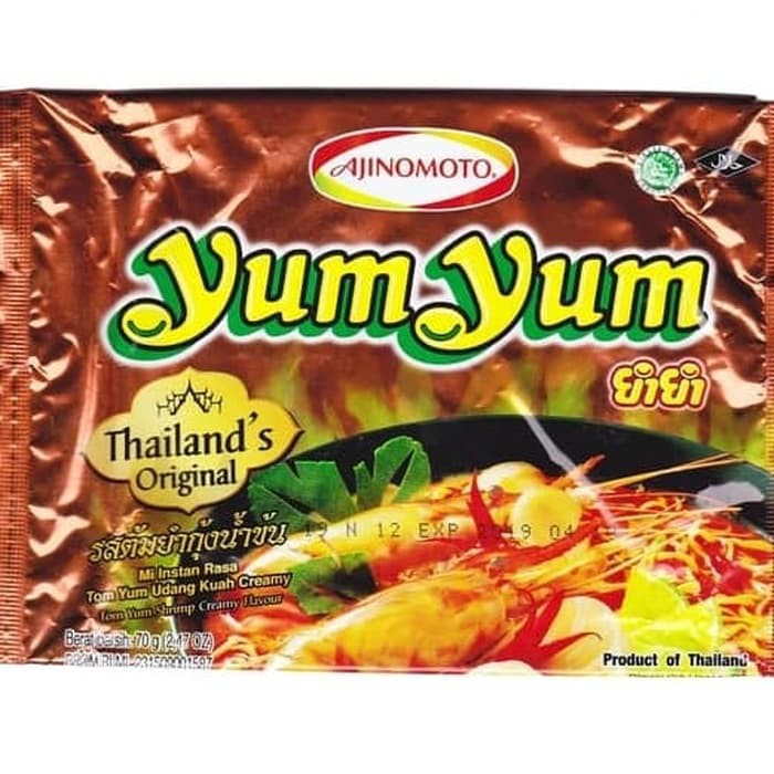 AJINOMOTO YUMYUM THAILAND ORI 70G