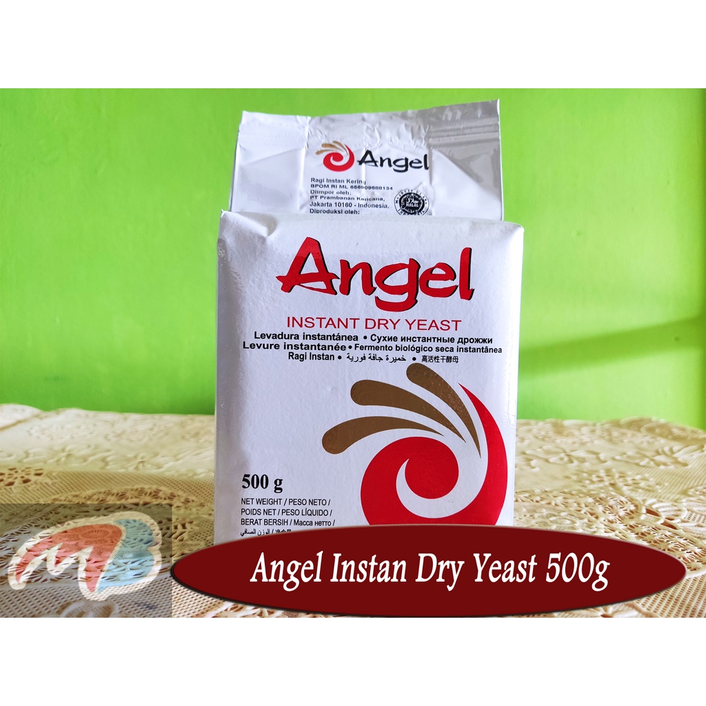 

ANGEL Ragi Instan Kering 500gr / Pengembang Kue / Instant Dry Yeast White / EAGLE 500 GRAM