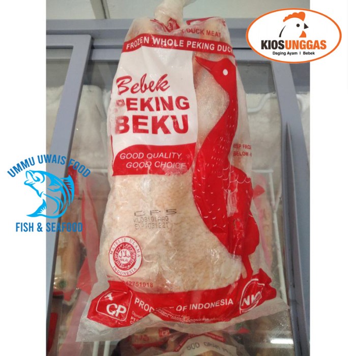 

Bebek Peking Bebas Flu Unggas / Fresh Frozen / Bobot 1.0 - 1.1 KG