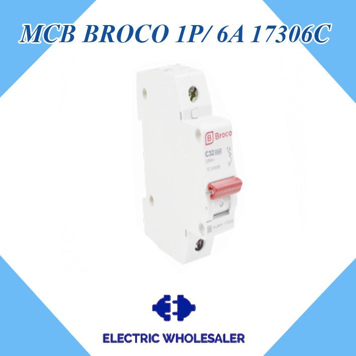 MCB BROCO 1P /  6A 17306C