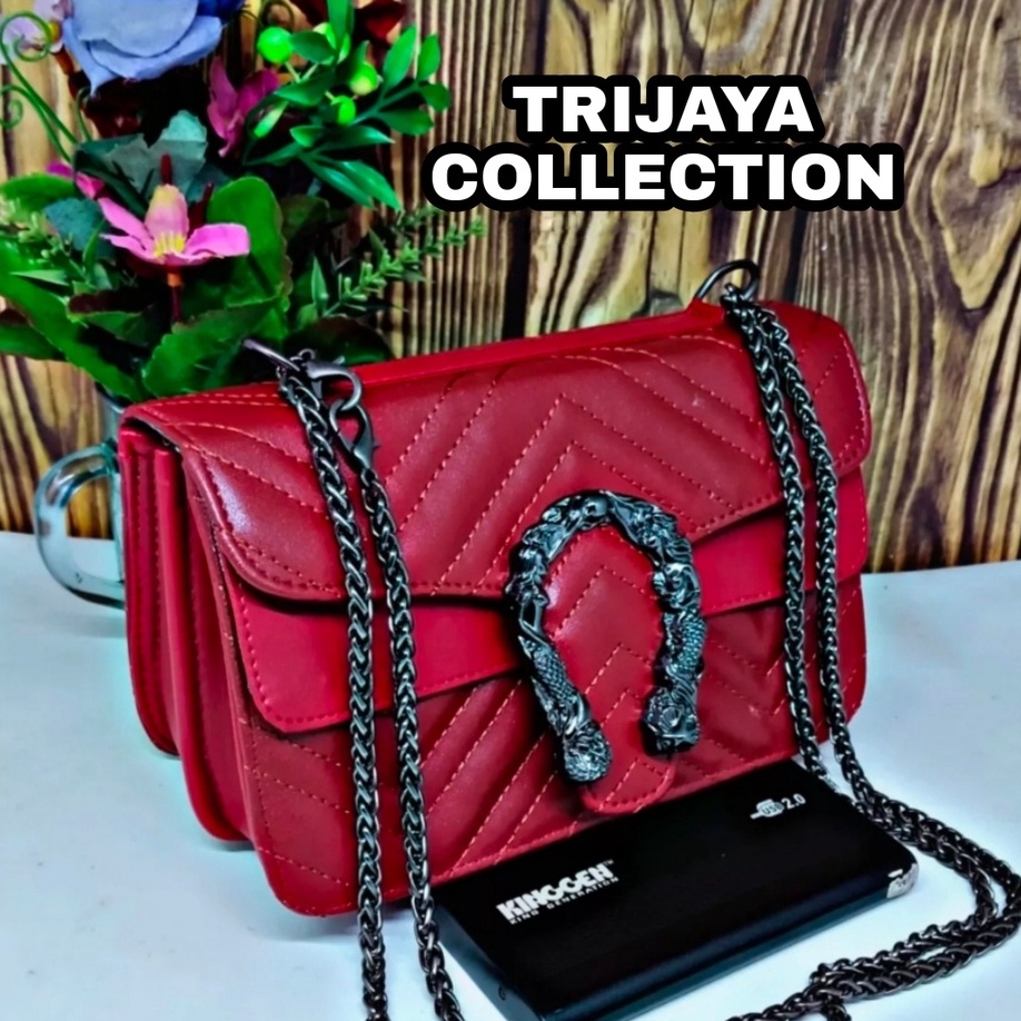 TAS SELEMPANG WANITA AMMARA NAGA BORDIR CG // SLING BAG WANITA // TAS FASHION KEKINIAN