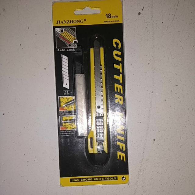 

jianzhong cutter knife 18mm plus isi
