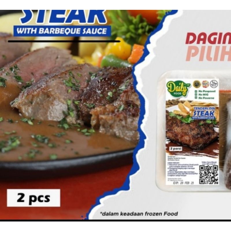 

STEAK TERDERLOIN FROZEN DAILY FOOD