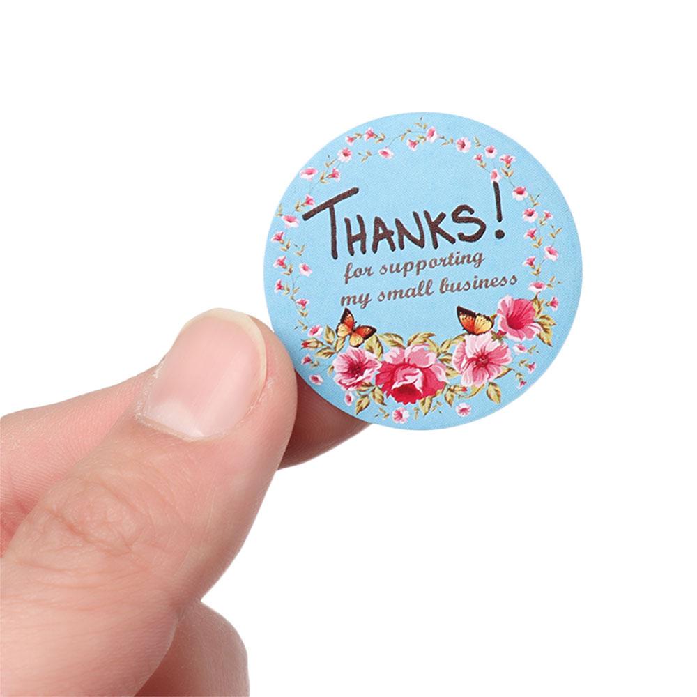 Preva Thank You Stiker Stationery Bulat Kado Dekorasi Label Perekat