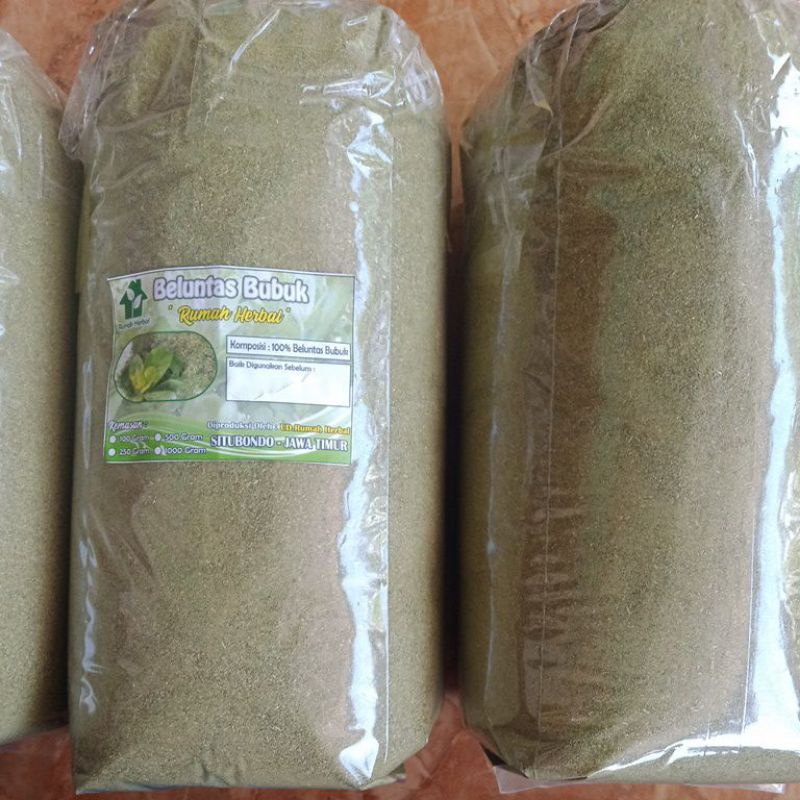 

BUBUK DAUN BELUNTAS/LUNTAS 500 GRAM
