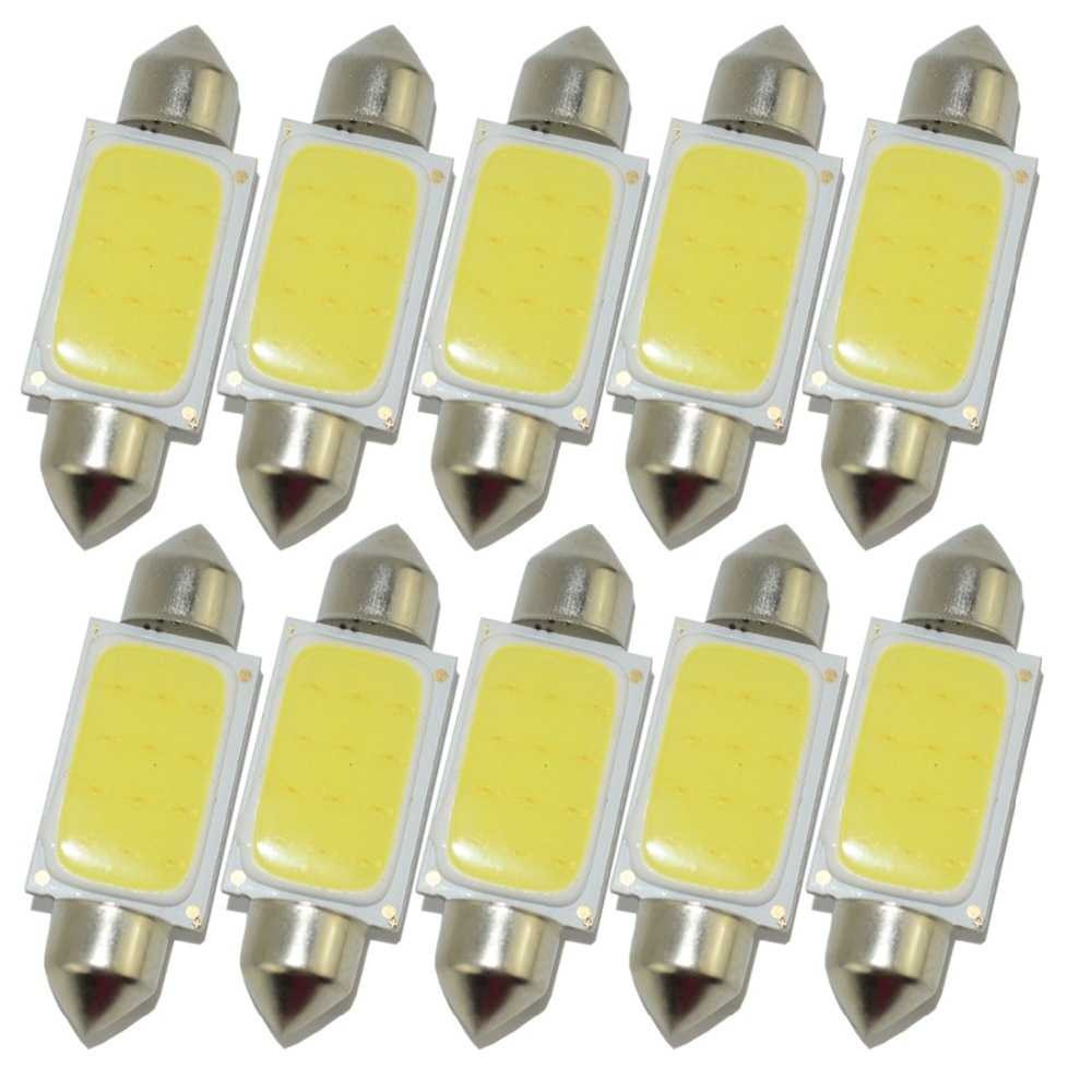 Bergaransi ! Lampu Interior Mobil LED COB Dome Light c5w BA9S - 1PCS