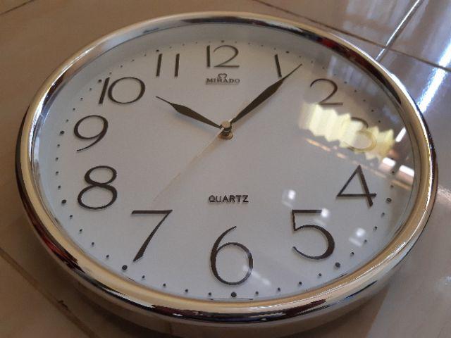 Jam Dinding Mirado 8201 Putih Crom Ecer Dan Grosir Awet Original