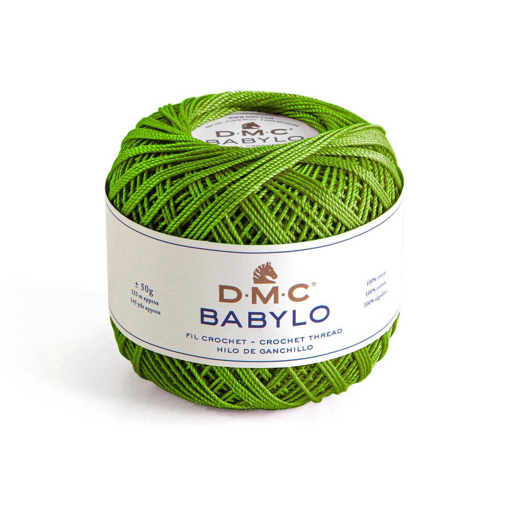 Benang Crochet DMC Babylo 50 Gram - 906 - Medium Parrot Green Hijau