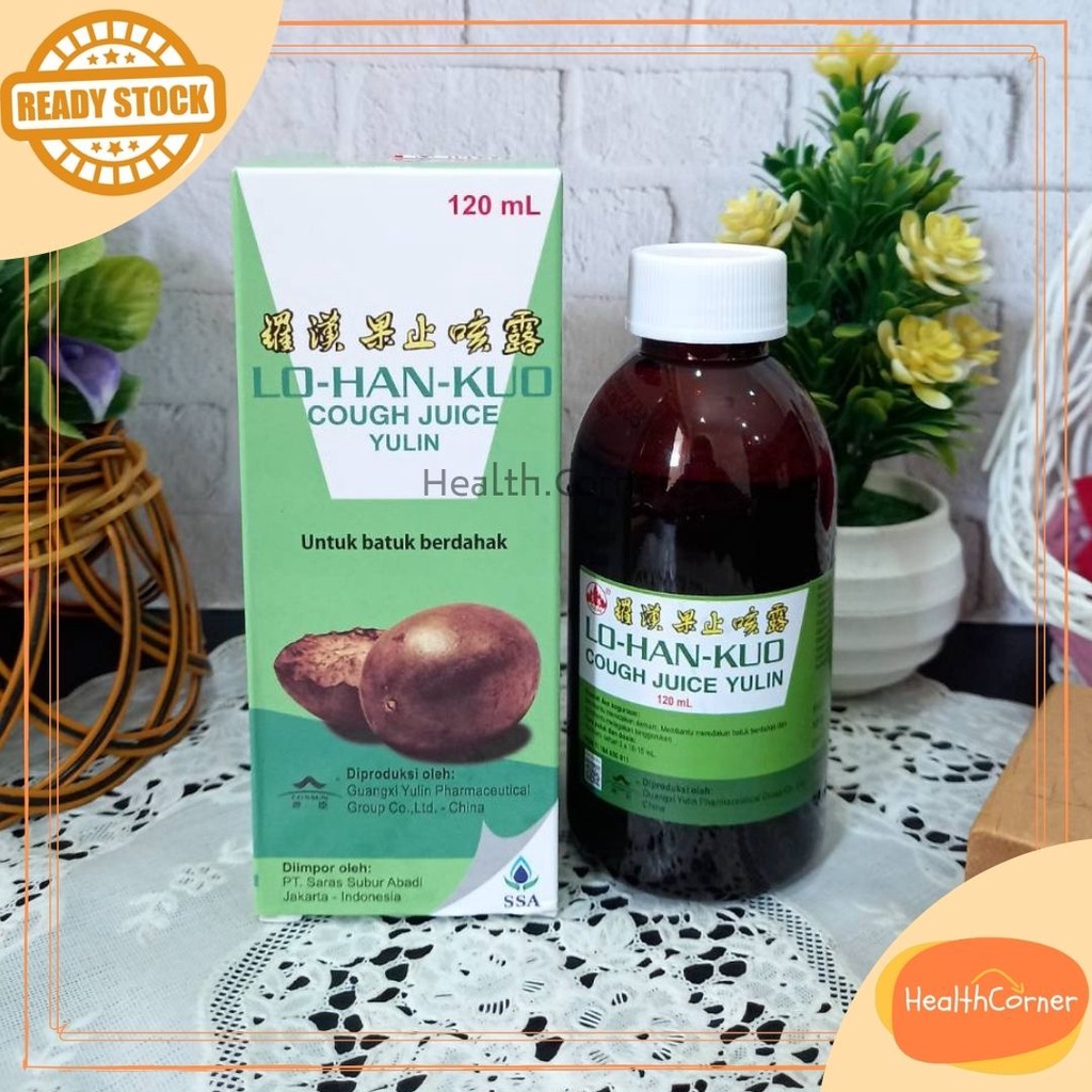 Lo Han Kuo Cough Juice Yulin 120ml / Meredakan Batuk Berdahak, Menghilangkan Riak / LOHANKUO COUGH LIQUID OBAT BATUK HERBAL