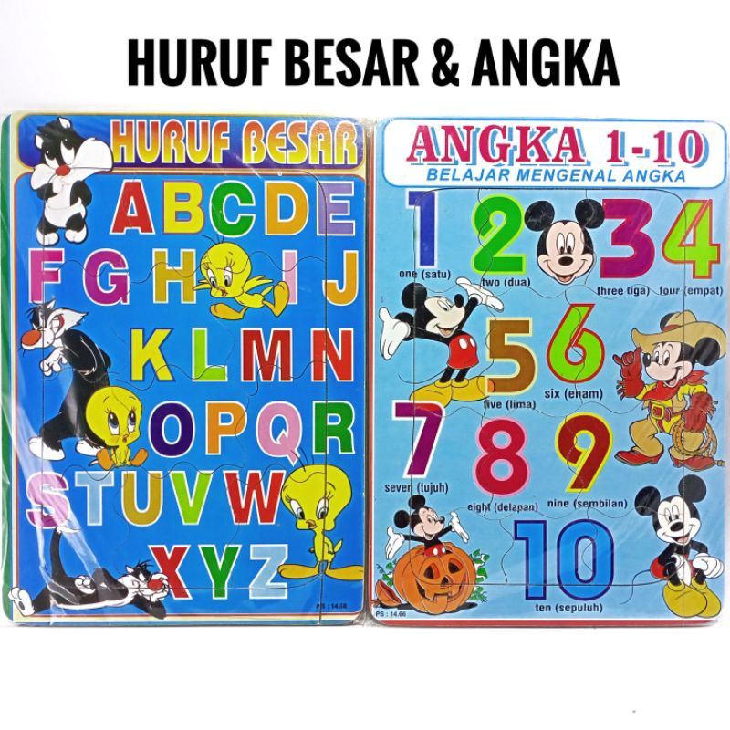 MAINAN PUZZLE GAME KAYU KARAKTER MURAH MAINAN EDUKASI PUZZLE BONGKAR PASANG MURAH