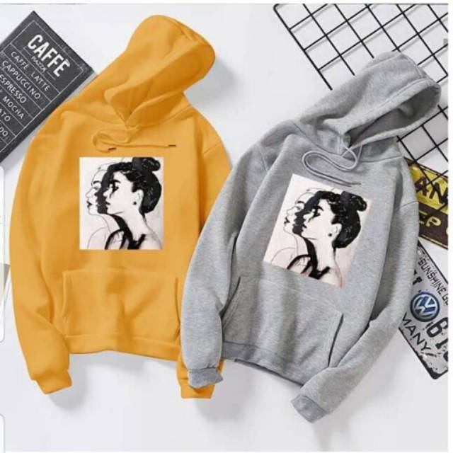 Woman swadow sweater jaket hoddie wanita