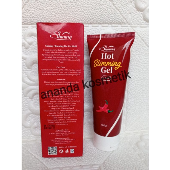 GEL PELANGSING OLES/ HOT GEL SLIMMING GEL 100GRAM