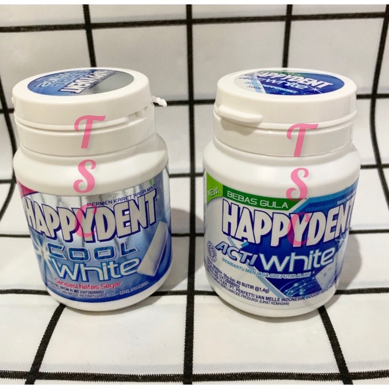 

Happydent Permen Karet Happydent Rasa Mint Happydent Cool White Happydent Activ White