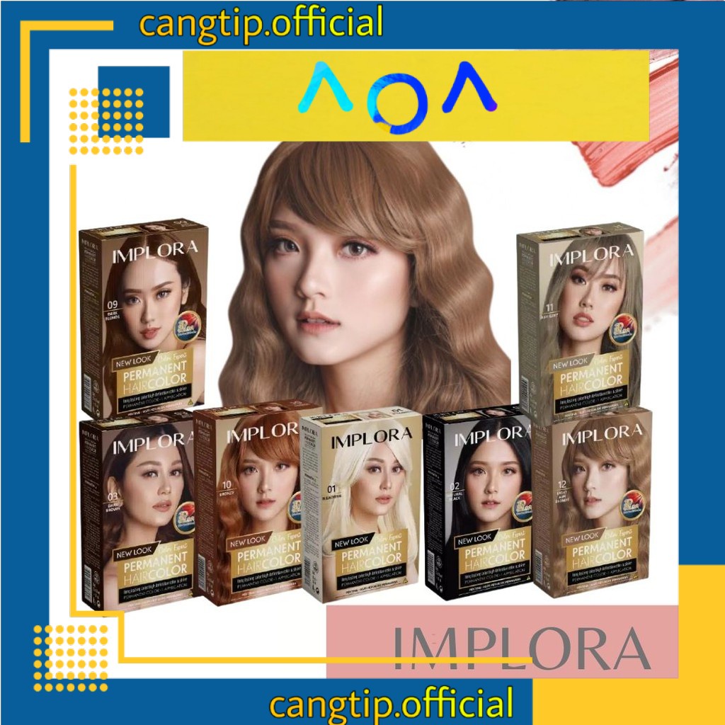 Jual [ORI] Implora Permanent Hair Color / Implora Hair Color Expert