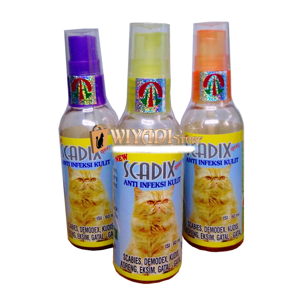 Obat scabies koreng Jamur kulit Kucing Scadix