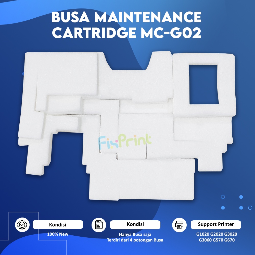 Busa Waste Ink Tank MC-G02, Sponge Maintenance Cartridge MCG02 Printer Cn G1020 G2020 G3020 G3060 G570 G670