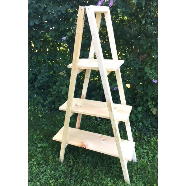 RAK BUNGA UNIK 3 SUSUN HIASAN RUANG TAMU