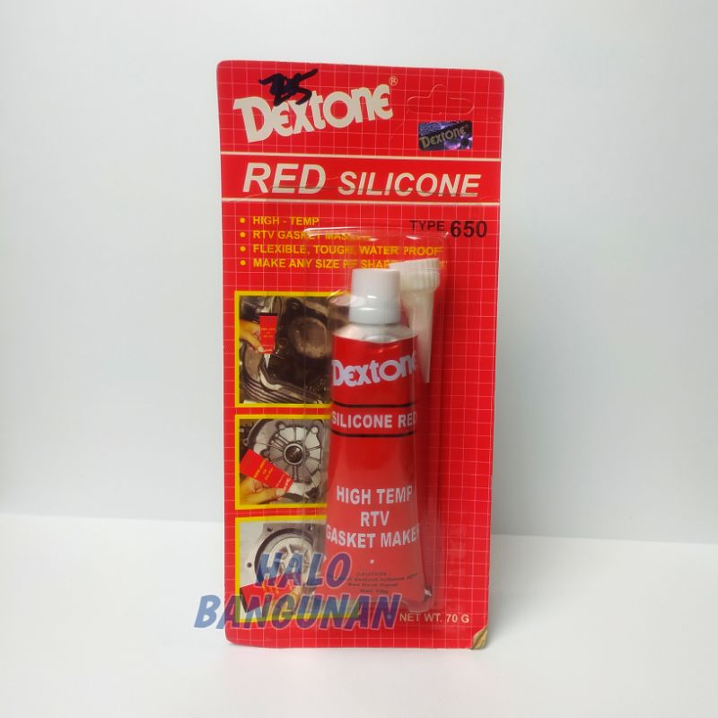 

Lem Dextone Red Silicone 70 gr / Lem Gasket High Temp