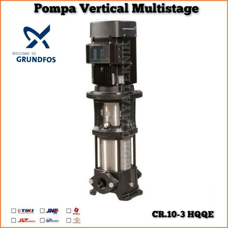 Jual Mesin Pompa Air Grundfos CR.10-03 HQQE Pompa Air Vertical ...