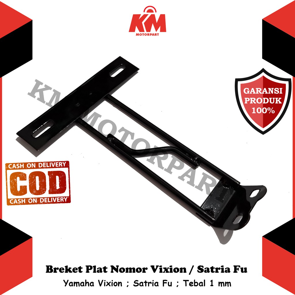 Breket Dudukan Plat Nomor Satria Fu / Vixion Bracket Plat Nomor