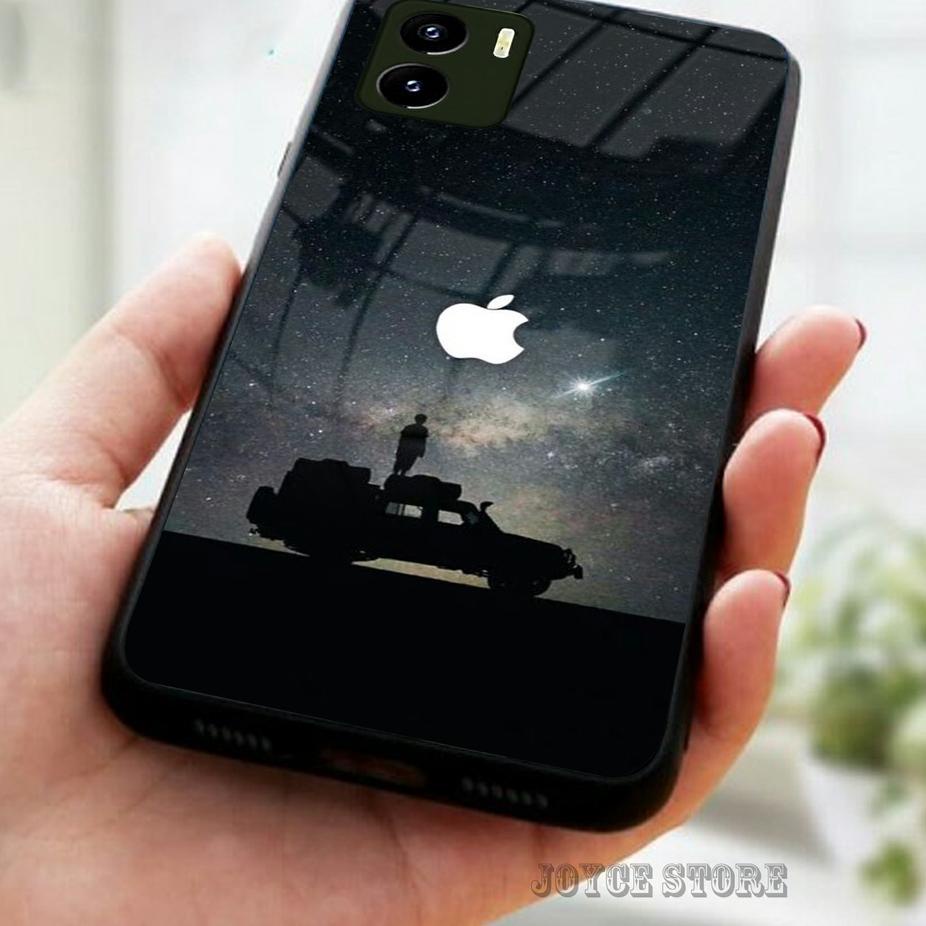 Muraaaahh.. [CG248] Softcase Kaca + Tali Vivo Y15S Y21S Y21 2021 - Case Hp Vivo Y12 Y15 Y12S - Kesin