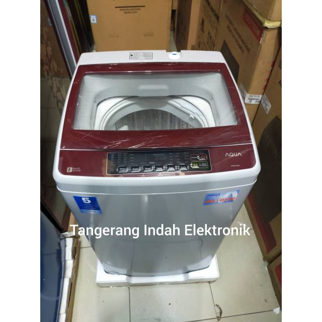 Mesin Cuci Aqua AQW-88DD 1 Tabung Top Loading 8 Kg Hitam