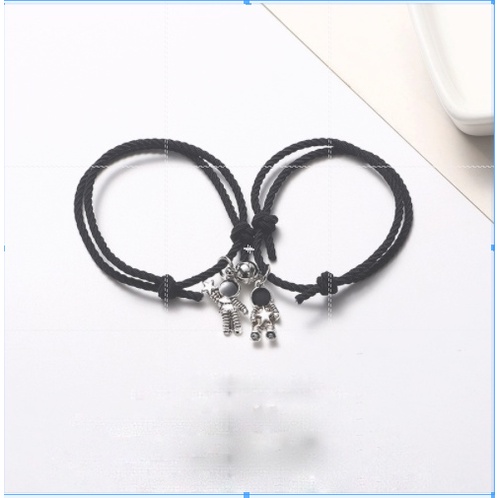 Gelang tali gelang couple hitam beacelet persahabatan tangan